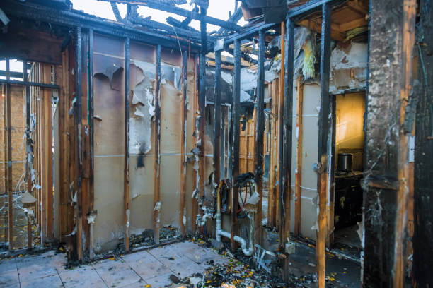 Professional Fire Damage Removal technician working in Spartanburg, SC